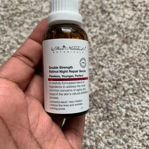 Double Strength Retinol Night Repair Serum - Brown and White